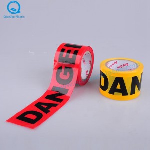 Băng rào chắn màu đỏ / vàng / xanh DANGER, băng rào cản DANGER xanh
