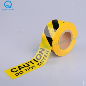 THẬN TRỌNG Màu vàng trên băng DOT ENTER Barrier, băng màu vàng DANGER