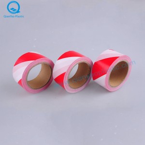 Băng cảnh báo màu đỏ / trắng của HDPE; Băng keo màu vàng HDPE; Băng keo màu đỏ