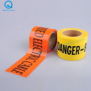 NGUY HIỂM / THẬN TRỌNG Chôn chính dưới băng cảnh báo; Băng cảnh báo cáp / sợi