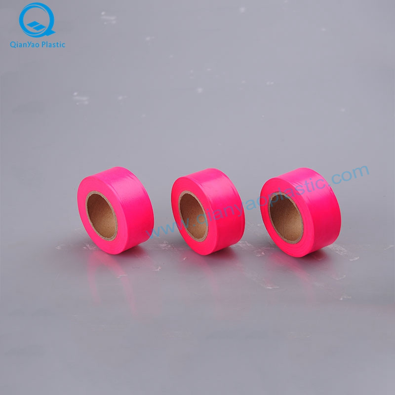 1-3 / 16'X150 '/ 300' Băng dán cờ không màu cam / hồng PVC Canada